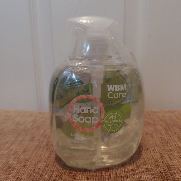 3 Bottles of WBM Care Lemon & Green Tea Hand Soap - Picture 3 of 9